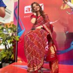 Devoleena Bhattacharjee Instagram - You can take on the world in a Red Saree. ❤️ . . . #devoleena #indonesia #sareelove #aunthentic #indian #antv #redlove
