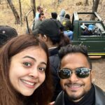 Devoleena Bhattacharjee Instagram - Uff !! The Rarest Sight. I personally feel its like a once in a lifetime spotting. #Noor and #T101 , i named him #sikander. How gorgeous you too ! ❤️🥰 Thank you for adding up this moment into our lives forever. I love you both. Videos are coming soon 🥰❤️ . . . #morningsafari #ranthamborenationalpark #devoleena #rajasthantourism #myspiritanimal Ranthambore - the land of Tigers (Sawai Madhopur)