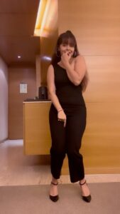 Devoleena Bhattacharjee Instagram - Very very shy ☺️💖 . . 👗: @deebaco_official . . #devoleena #devoleenabhattcharjee #omggirl #devosquad #devoleenaistheboss #bbqueendevoleena #ReelsPeTv #TrendingReels #Reelkarofeelkaro