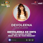 Devoleena Bhattacharjee Instagram - Devoleena ke saath karna chaahoge apne dil ki baat? Bataiye humein comments ke saath! 💗 ..... #devoleena #devoleenabhattcharjee #omggirl #devosquad #devoleenaistheboss #bbqueendevoleena @endemolshineind @vootselect @colorstv