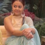 Devoleena Bhattacharjee Instagram - Do what makes your soul shine ✨ 🥻: @kaliclothingsco 🧣: @shikshabhansali_ ...... #devoleena #devoleenabhattcharjee #omggirl #devosquad #devoleenaistheboss #bbqueendevoleena #saree #sareelove #ethenicwear #traditional