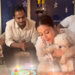 Devoleena Bhattacharjee Instagram - About Last Night. It was my heartbeat’s birthday. ❤️🥰🤗 And thank you so much MAMAs & MAASIs for the birthday cake. 🌹🧿 . . #petparent #instagood #instamood #reelsindia #reelkarofeelkaro #devoleena #shaleena #angel #petbirthday #instabirthday Mumbai - मुंबई