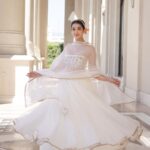 Digangana Suryavanshi Instagram - Grace ✨ Styled by @krishi1606 Outfit by @monaandvishu Accessories by @priyaasijewelry Mojdis @style.Stry.fit Location @sheratongrandpalaceindore