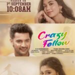 Digangana Suryavanshi Instagram - #CrazyFellow teaser out on 1st September! @aadipudipeddi @mirnaaofficial @srisathyasaiarts @adityamusicindia #telugufilm