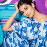 Digangana Suryavanshi Instagram - 💙 Photographer: @miteshsphotography Makeup: @sushildoesmakeup Hair: @hairstylistshalinisingh Outfit: @riminayakindia @poppublishmedia Location: @jlwaofficial X @parulchawla9 @picturenkraftofficial