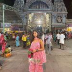 Digangana Suryavanshi Instagram - Meenakshi Sundareshwarar temple 🙏🏻 Outfit @myshka_fashion Styled by @rimadidthat Meenakshi Amman Temple Thirumangalam