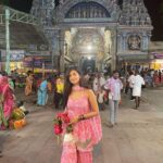 Digangana Suryavanshi Instagram - Meenakshi Sundareshwarar temple 🙏🏻 Outfit @myshka_fashion Styled by @rimadidthat Meenakshi Amman Temple Thirumangalam