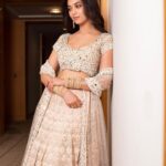 Digangana Suryavanshi Instagram - Aaj din chadheya 🤍🤍🤍 Stylist- @stylebyriyajn Photographer - @blossomclicks Outfit- @houseofiraofficial Hair by - @amuthevar and team Earrings @putstyle07 X @rimadidthat