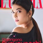 Digangana Suryavanshi Instagram - Eyes doing all the talking ! Magazine: @lutopiamagazine ⁠ Editor in chief: @davis_griffo ⁠ Photographer: @saarinb⁠ Location: @seerstudios.in⁠ Styled by: @towindia @akankshakj⁠ Outfit: @aartivijaygupta⁠ PR Agency: @supremus_media x @greenlight__media Makeup & Hair by - @monashairandbeauty