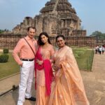 Digangana Suryavanshi Instagram - Precious memories for life, at the sun temple 🙏🏻 Outfit by @ambraee_ Sun Temple Konark Odisha