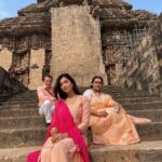 Digangana Suryavanshi Instagram - Precious memories for life, at the sun temple 🙏🏻 Outfit by @ambraee_ Sun Temple Konark Odisha