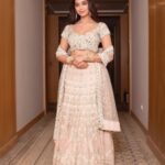 Digangana Suryavanshi Instagram - Aaj din chadheya 🤍🤍🤍 Stylist- @stylebyriyajn Photographer - @blossomclicks Outfit- @houseofiraofficial Hair by - @amuthevar and team Earrings @putstyle07 X @rimadidthat