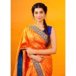 Digangana Suryavanshi Instagram - 🧡 #sareewalidiwali with @Karagiri_ethnic Brighten up your Diwali with outfits from Karagiri. They have an amazing collection and I loved shopping from them. The one-stop destination for sarees. Get your hands on their exclusive collection and get an extra 15% off! . . . . #Karagiri #sarees #ethnicwear #newcollection #karagiriethnic #karagirisarees #karagiristudio Makeup Artist: @sunny_makeup_artist Stylist : @aishamouse_label Photographer : @abhay_r_kriti Location : @muddystudio Location facilitated by :@studio211mumbai