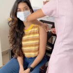 Digangana Suryavanshi Instagram - Vaccinated ✌🏻