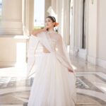 Digangana Suryavanshi Instagram - Grace ✨ Styled by @krishi1606 Outfit by @monaandvishu Accessories by @priyaasijewelry Mojdis @style.Stry.fit Location @sheratongrandpalaceindore
