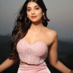 Digangana Suryavanshi Instagram - So basically the first picture is for people who have asked me if I wear fake lashes. I guess you can figure it out here that I don’t wear fake lashes. Haha Photographer - @akshayrathodphotography Makeup & Hair - @leenaofficials Outfit - @aarushi_av Team - @greenlight__media