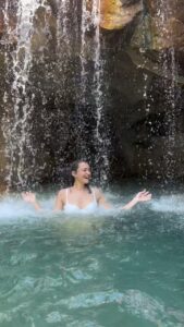 Dipannita Sharma Instagram - Forever clumsy me trying the water slide ( can’t believe how much I screamed ) ! also my dramatic ‘yesteryear’ soap ad moment 😁 ( couldn’t resist ) …
#originalaudio #thailanddiaries #waterlover