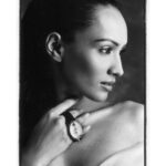 Dipannita Sharma Instagram – Stock Image from a worldwide campaign for a watch brand that I was the face of … Throwback 🖤

Shot by : @farrokhchothia 
Styled by : @wendellrodricks ( we miss you ) 
HMU : @urbanchokra 

#throwbackthursday #breguet #paris #blackandwhite