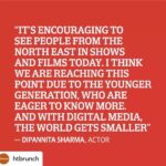 Dipannita Sharma Instagram - 🤍 Posted @withrepost • @htbrunch Actor Dipannita Sharma talks about how mindsets are changing and people from the North East are being accepted by the rest of India.And, thanks to the younger generation and digital media, everyone will soon have an equal standing. Check out #Northeastrising by Karishma Kuenzang in the November 12, 2022 edition of #HTbrunch #AllNewHT #firstvoicelastword #Northeastrising