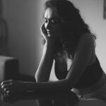 Dipannita Sharma Instagram - With Amazing @dipannitasharma HMU - @akankshagg . . . #portrait #blackandwhite #india