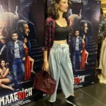 Dipannita Sharma Instagram - Some ‘December’ layering in Mumbai :) for the screening of #maarrich last evening … In theatres now ! ♥️ Photo credits : @kashishthakur_official ( erm why did we not take a picture ? Thank you much , btw top credits to you ! & followed by #Shaazmeen closely ) #9thdecember #denimsandchecks #sneakerboots