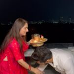 Disha Parmar Instagram - Respect Respect and Respect to my lady and all the ladies who fast for their husbands! This is by far the most pure and pious feeling which really can’t be explained 😇🙏🏼 I love you @dishaparmar happy karwachauth ❤️ #1MinMusic
