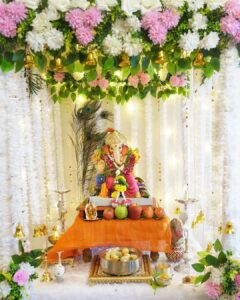 Disha Parmar Instagram - गणपति बप्पा मोर्या !! 🙏🙏 . . 📸- @iam_rajinamdar Decor- @the.creative.window