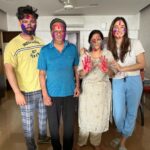 Disha Parmar Instagram - Happy Holi from Me and my baby and my family to you , your babies and your family ❤️❤️🥳🥳