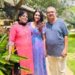 Divya Pillai Instagram - Day out with dadda n mumma🤍 #love #parents #daddyslittlegirl #daddyprincess #mummy #nature #sky #bluesky #mountains #mountainlife #mountainlovers #instamoment #instagood #instadaily #instalike #instamom #instadad Parunthumpara