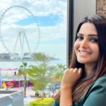 Divya Pillai Instagram - An afternoon well spent🤍💚🤍 #thebeach #jbr #dubai #holiday #food #love #happiness #mydubai #fortheloveofgreen #lovethedress #grateful 🤍 #lovethegreenonme💚