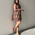 Divya Pillai Instagram - Sunshine on me🤍 Photo courtesy @arjunsasiofficial 😬 #whileonvacay 🤍 #sunset #sunsetphotography #sunshine #love Louvre Abu Dhabi
