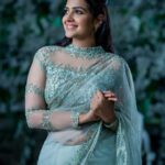 Divya Pillai Instagram - 𝑱𝑴 𝑺𝒊𝒈𝒏𝒂𝒕𝒖𝒓𝒆 𝑮𝒐𝒅𝒆𝒕 𝑺𝒂𝒓𝒆𝒆!!... The tulle cast in pastel shade speaks volumes of the inner grace intricated handwork that it beholds the charm & serenity The bejewelled neck gives gorgeous look to the bride without jewellery The godets and frills given in the pleating area of ​​the saree gives a classy look!! . . . . New collections available in Kochi store.... InFrame : @pillaidivya Bridal Outfit:@jeunemaree MUA:@makeupartist_jyotibutola Photography:@rejibhaskar_ Video:@celestiamedia Editing:@ajitjess Decor:@st_martin_wedding_planners Bouquet:@azalea_wedding_gallery Venue:@town_not_far_away Concept &Styling:JeuneMaree Team . . . . WhatsApp us on +91 85928 14248 Know more @jeunemaree #divyapillai #jeunemaree #jeunemareebridaledit2022 #Midyear #saree #sareelovers #sareeblouse #designersarees #sareecollection #wedding #weddingsaree #bridalsaree #bridalcollection #weddingdresses #weddingsareedesign #bridaldressmaker #weddingboutique #designersarees #bride #bridesofkerala #bridesofindia #boutiqueonline #boutique #keralaweddingphotography #keralawedding #boutiqueshopping #weddingphotos #bridal @divyapillaifans @divyapillai__fans @fans_of_dp