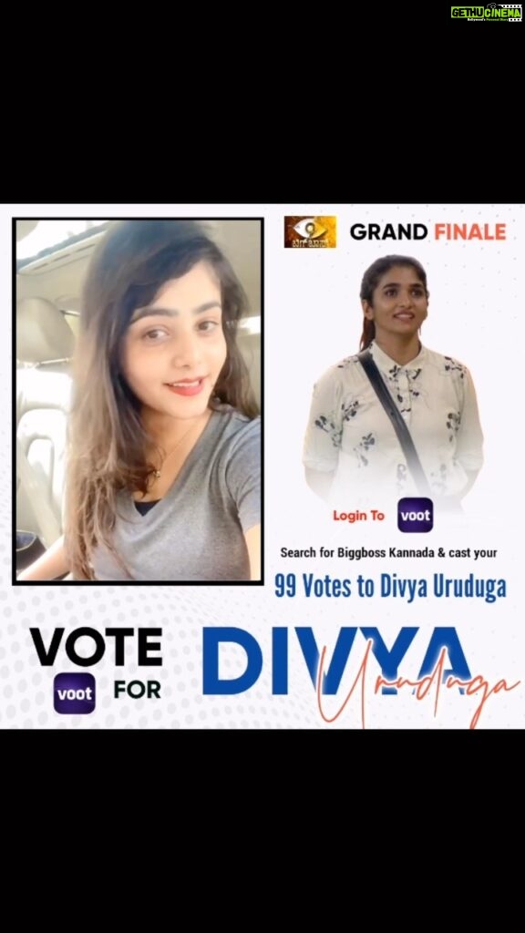 Divya Uruduga Instagram - Thank you @mayurikyatari for your kind words and support to divya. It’s pleasure to have you by her side through this journey. To the Insta Family, Kindly shower your support by casting your valuable votes to DU through the voot app!! #TeamDivyaUruduga @colorskannadaofficial #divyauruduga #divyau #du #D #uruduga #DU #DUvians #thirthahalli #d #shivamoga #kpdu #arviya #arviyans #arya #preetiirali #live #love #laugh #peace #positivity #🧿 #bbk9 #bigbosskannada #biggbosskannadaseason9 #biggbosskannada #Voot #vootselect