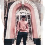 Divyenndu Instagram - Wes Anderson-ish Grand Good Morning!!! 🤍 Good Day to all #thursday #twinning #mumbai #morning #shooting Grand Budapest Hotel