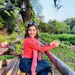 Eisha Singh Instagram - This place makes me happy, so happy- Amongst the depths of nature, where the birds sings and flowers bloom this is where I belong. It's where I call home. ☘️🌸♥️ Bhopal, Madhya Pradesh