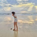 Eisha Singh Instagram - Cling to the wild, the free and the holy… . . . Waves playsuit by @souple.in 🌊 swipe left to see what happened 10 seconds later 🤦🏾‍♀️