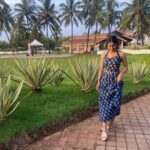 Eisha Singh Instagram - There is something magical about waves crashing in the sand, the sun shining bright with teases of wind blowing between palm trees on summer days. 💕🏝 . . . Wearing this gorgeous halter dress by @kairabynikita 💙
