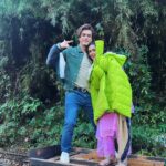 Eisha Singh Instagram – #musicvideo Cominsooonish… When its Freeezin .. First Shot of the Day !! Darjeeling, Queen of Hills