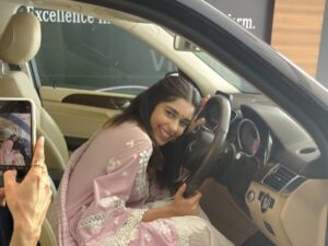 Eisha Singh Instagram - This post is dedicated to a long sought dream that lingered in my mind for a while now. Watching that dream come to life has opened up a pandora of emotions. From being in awe to shock, surprised and blessed. I felt all these emotions at one go. Maa and Papa thank you for acknowledging my dreams and making them a reality. The realization that the universe collects your dreams that you throw out there and serves them back to you on a platter has made me pause and zone out for a moment. 

Forever grateful and excited to share this amazing addition in my life with you all.💕🧿

PS: DREAMS DO COME ON WHEELS TOO.❤️