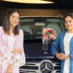 Eisha Singh Instagram - This post is dedicated to a long sought dream that lingered in my mind for a while now. Watching that dream come to life has opened up a pandora of emotions. From being in awe to shock, surprised and blessed. I felt all these emotions at one go. Maa and Papa thank you for acknowledging my dreams and making them a reality. The realization that the universe collects your dreams that you throw out there and serves them back to you on a platter has made me pause and zone out for a moment. Forever grateful and excited to share this amazing addition in my life with you all.💕🧿 PS: DREAMS DO COME ON WHEELS TOO.❤️