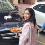 Eisha Singh Instagram - This post is dedicated to a long sought dream that lingered in my mind for a while now. Watching that dream come to life has opened up a pandora of emotions. From being in awe to shock, surprised and blessed. I felt all these emotions at one go. Maa and Papa thank you for acknowledging my dreams and making them a reality. The realization that the universe collects your dreams that you throw out there and serves them back to you on a platter has made me pause and zone out for a moment. Forever grateful and excited to share this amazing addition in my life with you all.💕🧿 PS: DREAMS DO COME ON WHEELS TOO.❤️