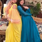 Eisha Singh Instagram - “ Bela Aur Yamini “ … BEQABOO HO JAIYE 😍😍…Watch Us Tonight at 9pm only on @colorstv @vootselect @officialjiocinema 📸: @deepakpathak663 #goodmorning from #us #happy #saturday #weekend #newshow #beqaboo @balajitelefilmslimited @ektarkapoor