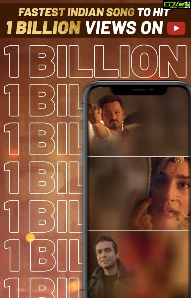 Emraan Hashmi Instagram - You guys have made our beautiful song hit 1 Billion views on Youtube and I can’t thank you all enough!❤️ Create your own reels on the song using #LutGaye and tag us. Tune in now. #LoveYouToDeath #tseries @tseries.official #BhushanKumar @therealemraan @jubin_nautiyal @tanishk_bagchi @manojmuntashir @sapruandrao