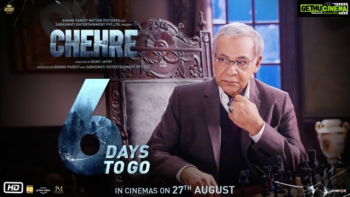 Emraan Hashmi Instagram - 6 days to #FaceTheGame where everybody is a suspect until proven guilty! Watch #Chehre in cinemas on 27th August. #FaceTheGame @amitabhbachchan @therealemraan @anandpandit @jafryrumy @annukapoor @rhea_chakraborty @krystledsouza @siddhanthkapoor @raghubir_y #DhritimanChatterjee #SaraswatiFilms @anandpanditmotionpictures @kumarmangatpathak @primevideoin @sonytvofficial @penmovies #MadhuEntertainment @zeemusiccompany