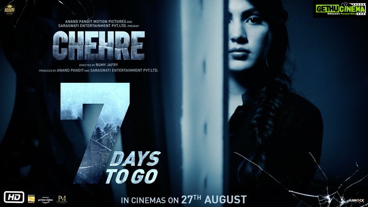 Emraan Hashmi Instagram - In 7 days, witness this unusual game where everybody is a suspect. Watch #Chehre in cinemas near you on 27th August. #FaceTheGame @amitabhbachchan @therealemraan @anandpandit @jafryrumy @annukapoor @rhea_chakraborty @krystledsouza @siddhanthkapoor @raghubir_y #DhritimanChatterjee #SaraswatiFilms @anandpanditmotionpictures @kumarmangatpathak @primevideoin @sonytvofficial @penmovies #MadhuEntertainment @zeemusiccompany