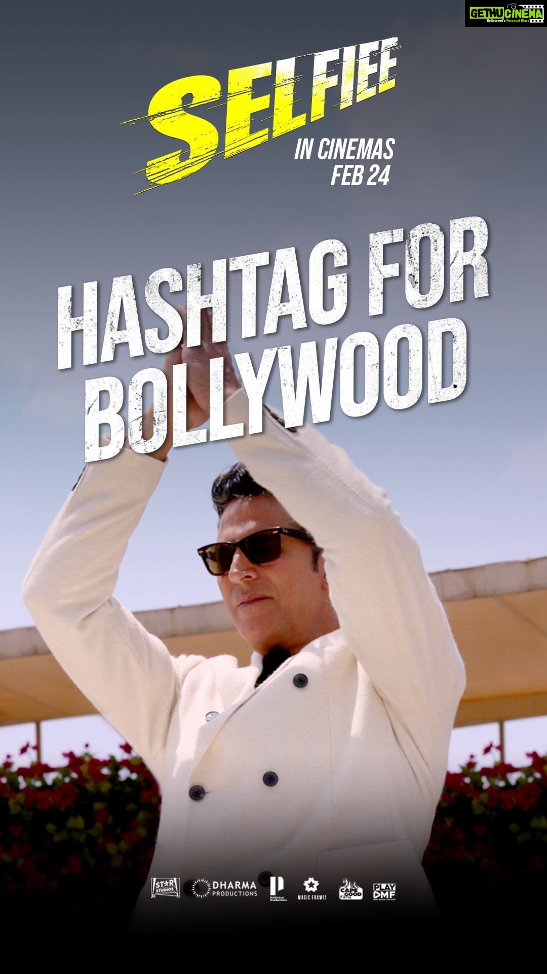 Emraan Hashmi Instagram - Bollywood aur Hashtags ka bahut puraana rishta hai🤪 #Selfiee, in cinemas on 24th Feb. @akshaykumar @nushrrattbharuccha @dianapenty @karanjohar @apoorva1972 @therealprithvi @supriyamenonprithviraj @iamlistinstephen @raj_a_mehta @rishiwrites @dharmamovies @starstudios #CapeOfGoodFilms @prithvirajproductions @vbfilmwala @magicframes2011 @anshul300 @playdmfofficial