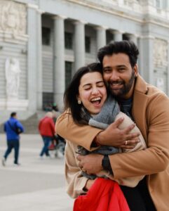 Esha Kansara Instagram - Love from the streets of Spain! 🤓❤️ @musicwaala . P.S. We’re back but photos to aati rahegi 😋
