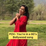 Esha Kansara Instagram - Easy lagta hai tere ko? Easy nai hai heroine ka dance 🙃 . Ps- Mountain pe saree ke neeche shoes are a must! Pahalgam Kashmir
