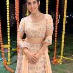 Esha Kansara Instagram - The one where I got almost engaged, ON SCREEN obviously!!🤭😋😂 But just can’t get over this lewk 🤩 Wearing @nykaafashion Lehenga: Panchhi Jewellery: Yellow Chimes Ring: Curio Cottage The ultimate destination for all things fashion, download the #NykaaFashion App \ @mynykaa #NykaaFam