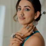 Esha Kansara Instagram - Me waiting to go to Ahmedabad for the next Uttarayan! 🙈🤓 coz Mumbai mein kaun patang udata hai?😋 . Shot by: @devansh5 Creative director: @thekushalnaik Art director: @manankharsani Concept & Styling: @styleitwithniki Blue Outfit: @tijoree.by.nikitabhatt Hair: @_hair.by.freya_ Make up: @theglitterboxbyshreyapatel Location courtesy : @brandnbread.agency Production: @thejaiminpatel @gohildipen @vishal_jain20105 #eshyl #eshyl925jewellery #silverjewelry #eshakansara #navratri2022